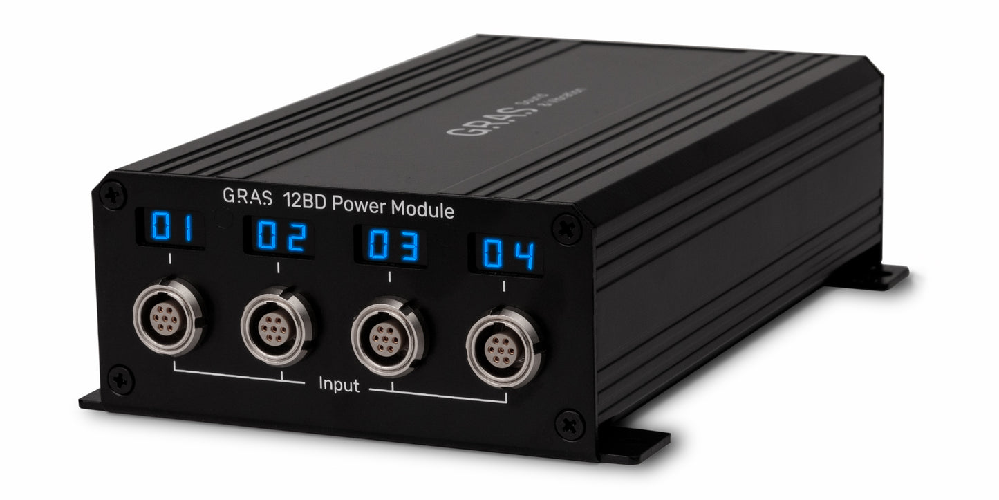 GRAS 12BD 4-Channel LEMO Power Module with TEDS