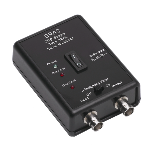 GRAS 12AL 1-Channel CCP Power Module with A-weighting Filter