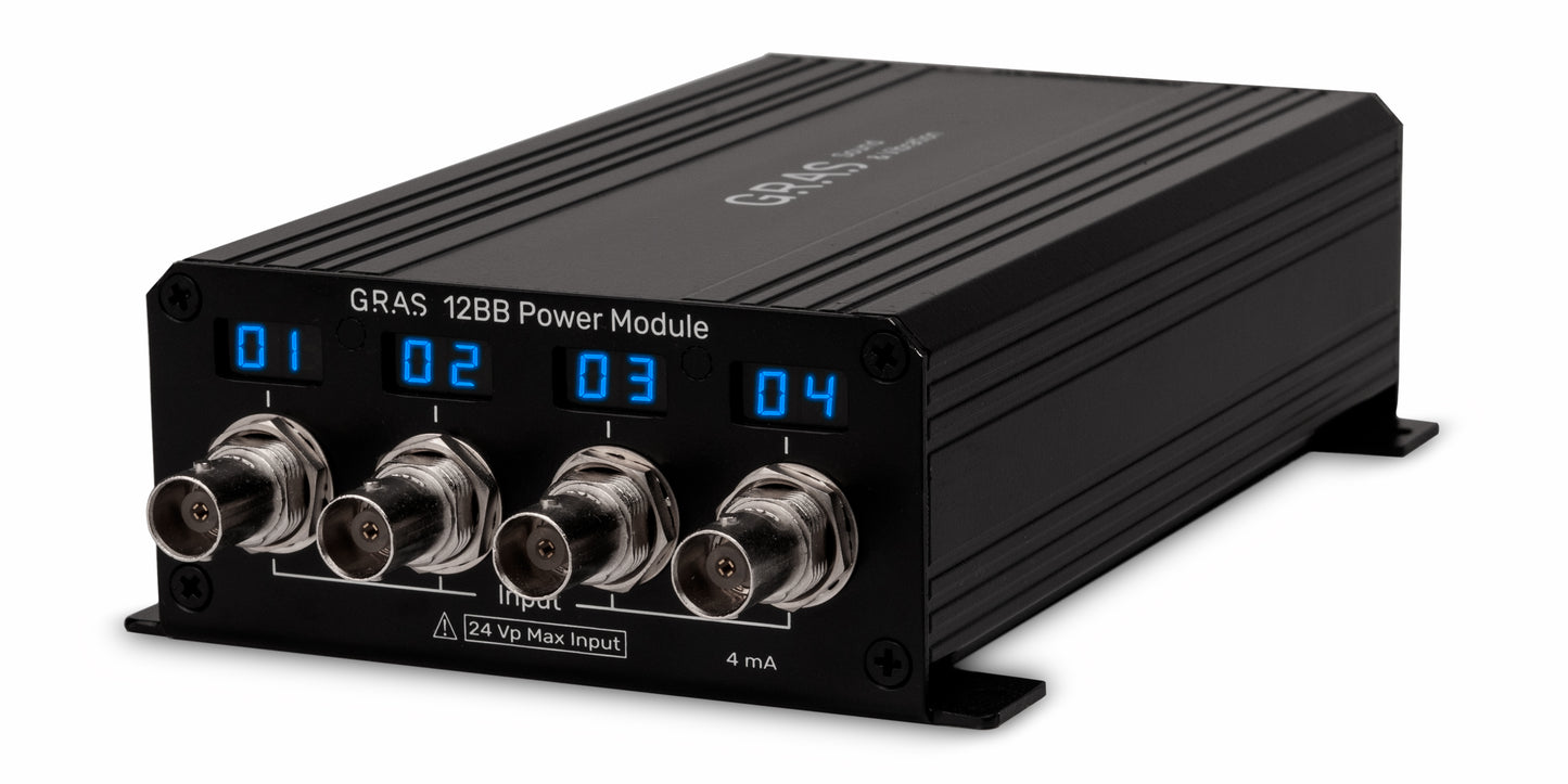 GRAS 12BB 4-Channel CCP Power Module with TEDS