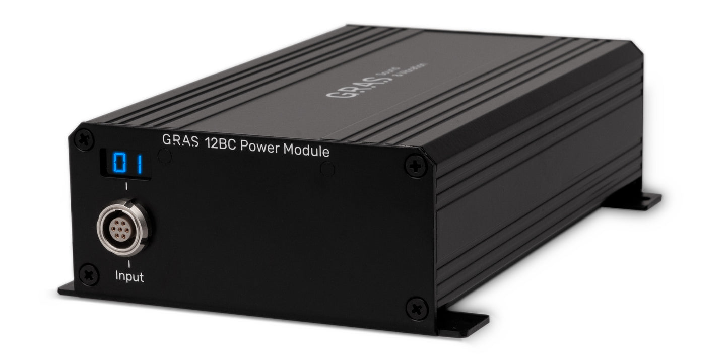GRAS 12BC 1-Channel LEMO Power Module with TEDS