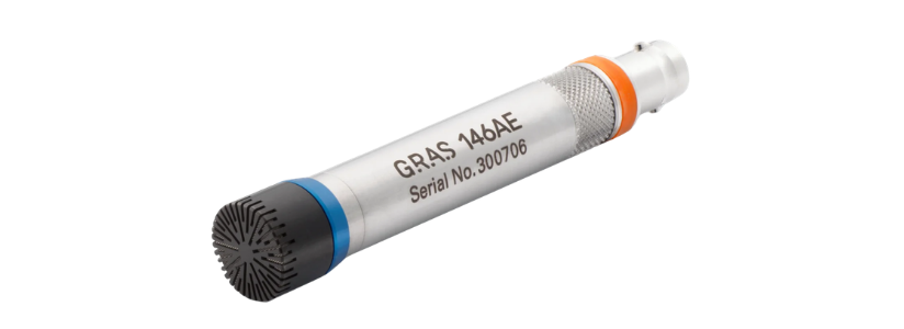 GRAS 146AE 1/2" CCP Free-field Microphone Set