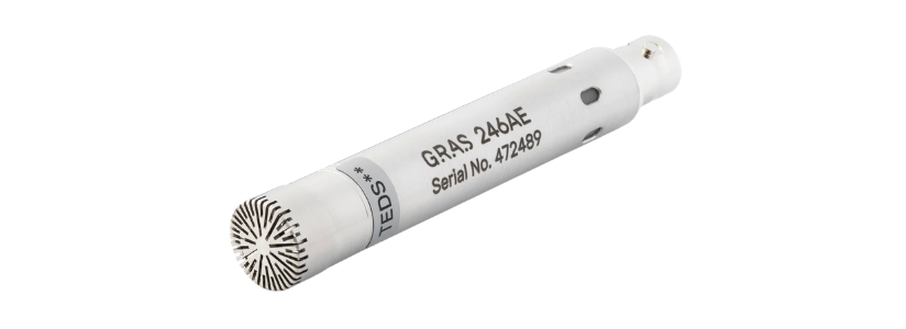 GRAS 246AE 1/2" CCP Free-field SysCheck2 Microphone Set