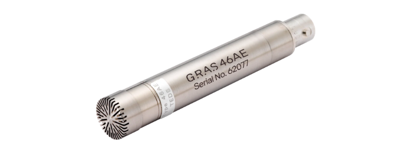 GRAS 46AE 1/2" CCP Free-field Standard Microphone Set