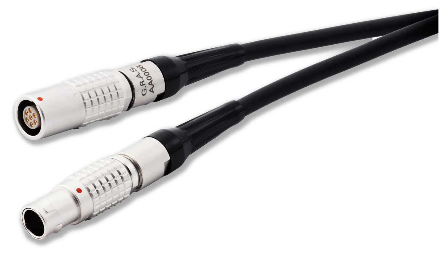 GRAS AA0008 3 m 5-pin to 7-pin LEMO Cable