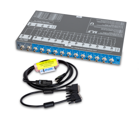 12x2 Channel Analog Unbalanced Switcher - BNC. Includes 50 cm APIB cable
