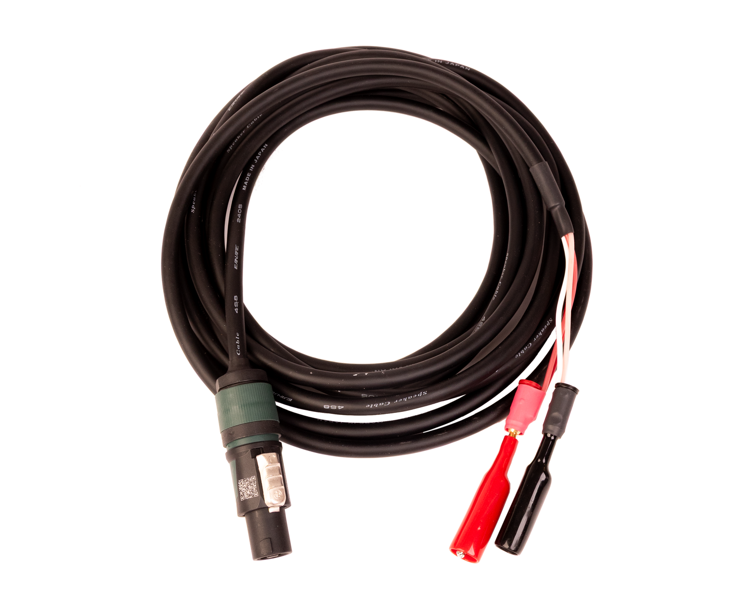 APx517 speaker test cable, integrated 4-wire Kelvin connection