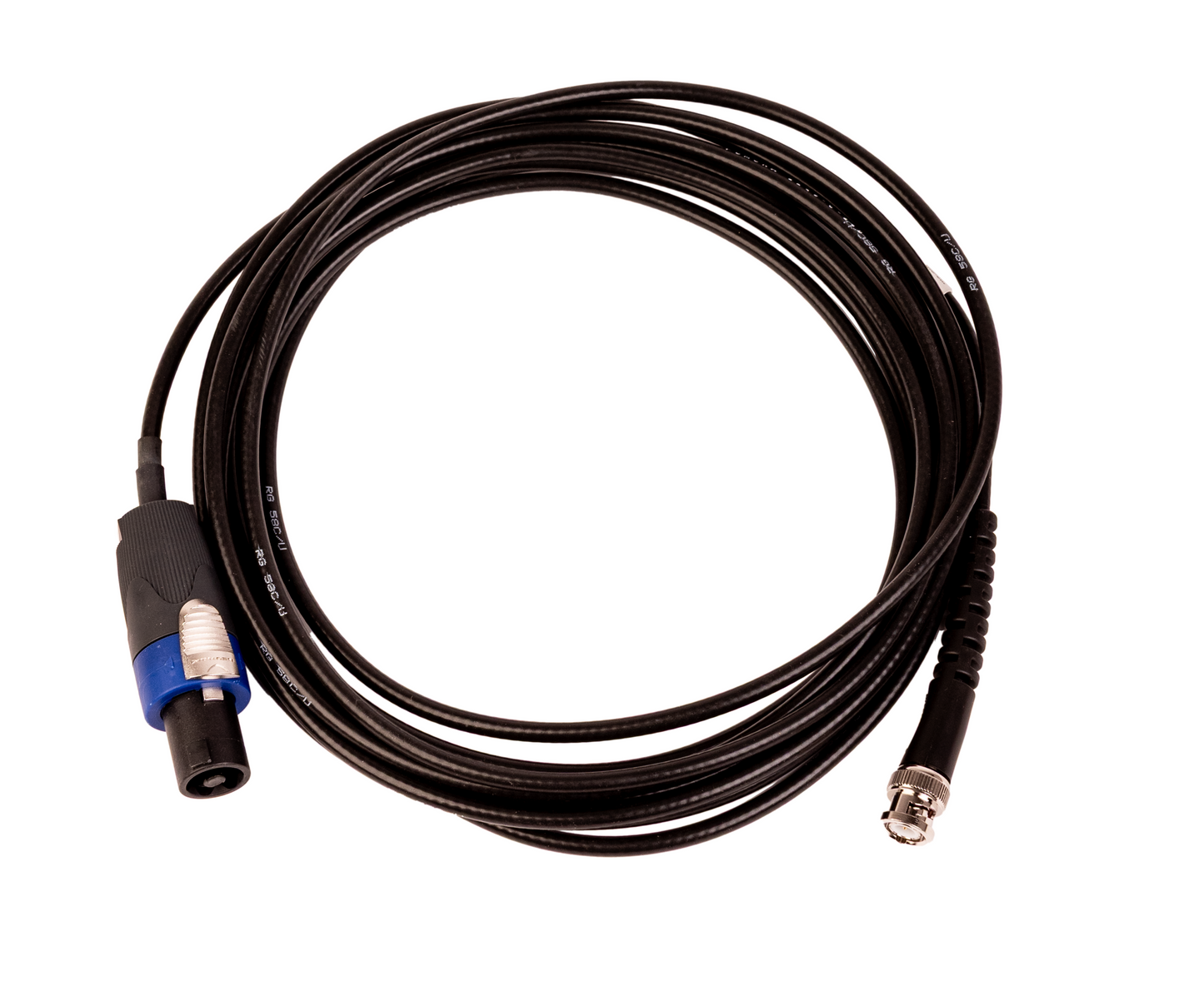 SpeakON to BNC cable designed for connecting analyzer to GRAS mouth simulator